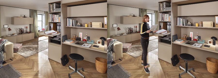 szuflada tackowa w biurze 